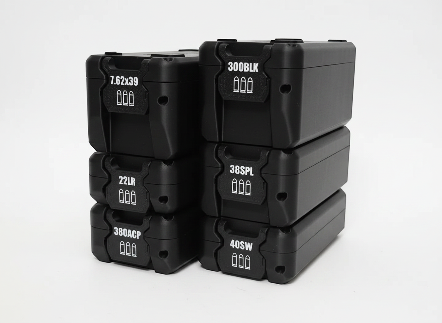 Filamelt Munitionsbox / 300 AAC Blackout / 'Klappdeckel' / Patronenbox, Ammo Box - 3D-Druck aus dem Westerwald