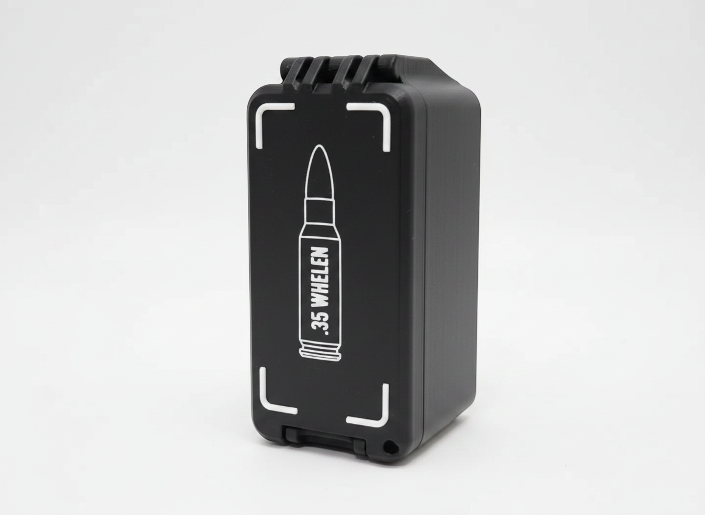 Filamelt Munitionsbox / 35 Whelen / 'Klappdeckel' / Patronenbox, Ammo Box - 3D-Druck aus dem Westerwald