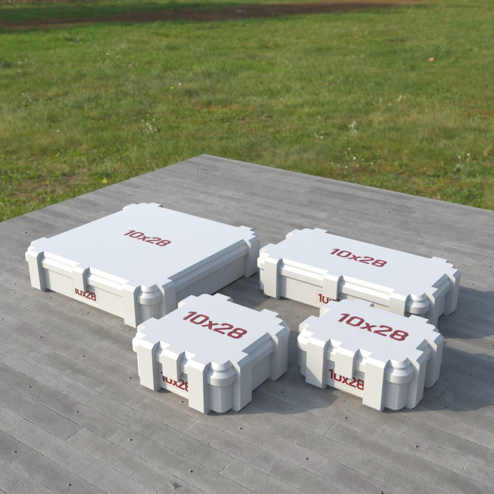 Filamelt Munitionsbox / 10x28 / ‘Klappdeckel’ / Patronenbox, Ammo Box - 3D-Druck aus dem Westerwald