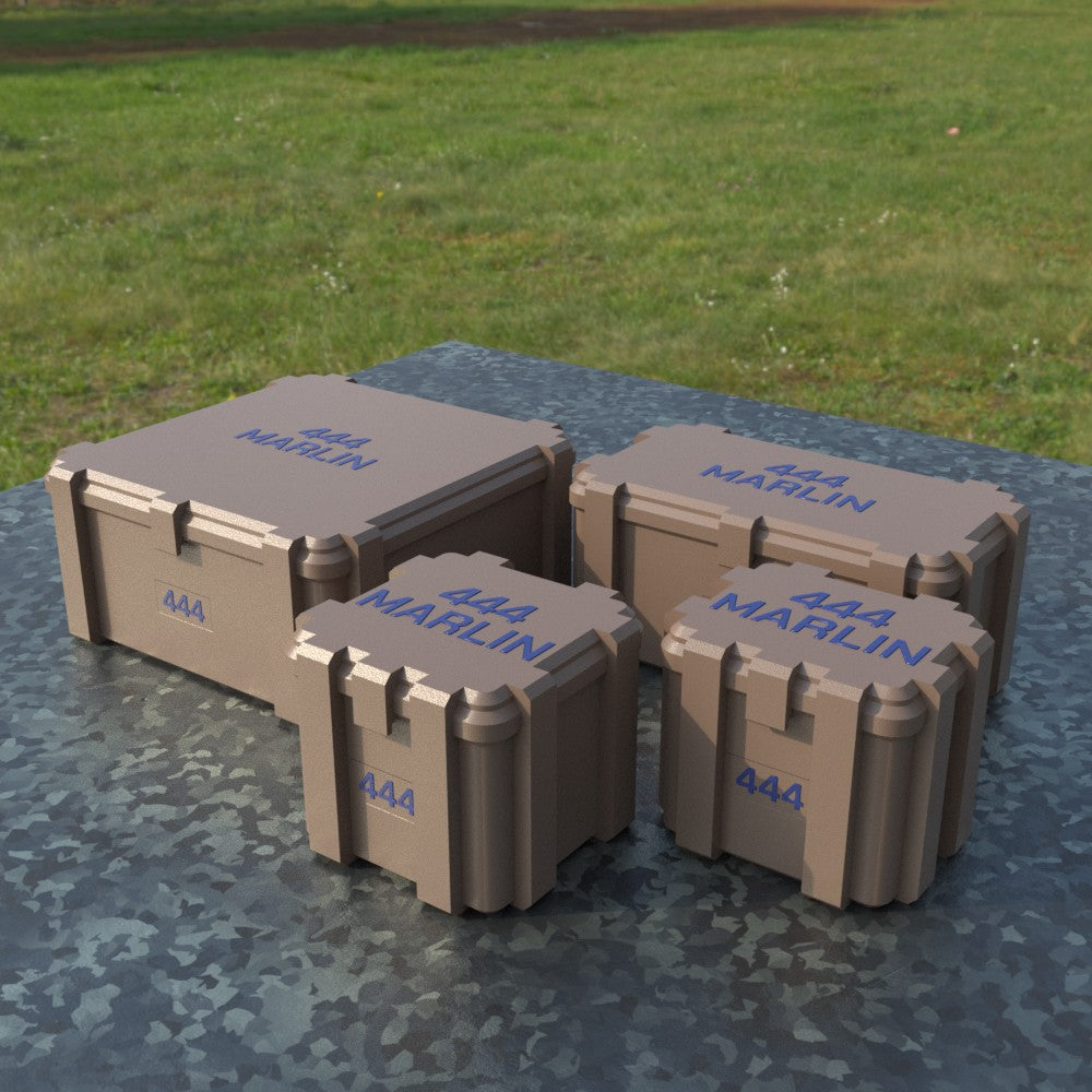 Filamelt Munitionsbox / .444 Marlin / ‘Klappdeckel’ / Patronenbox, Ammo Box - 3D-Druck aus dem Westerwald