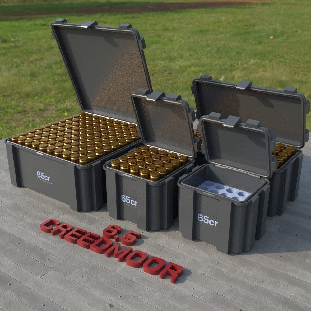 Filamelt Munitionsbox / 6.5 Creedmoor / ‘Klappdeckel’ / Patronenbox, Ammo Box - 3D-Druck aus dem Westerwald