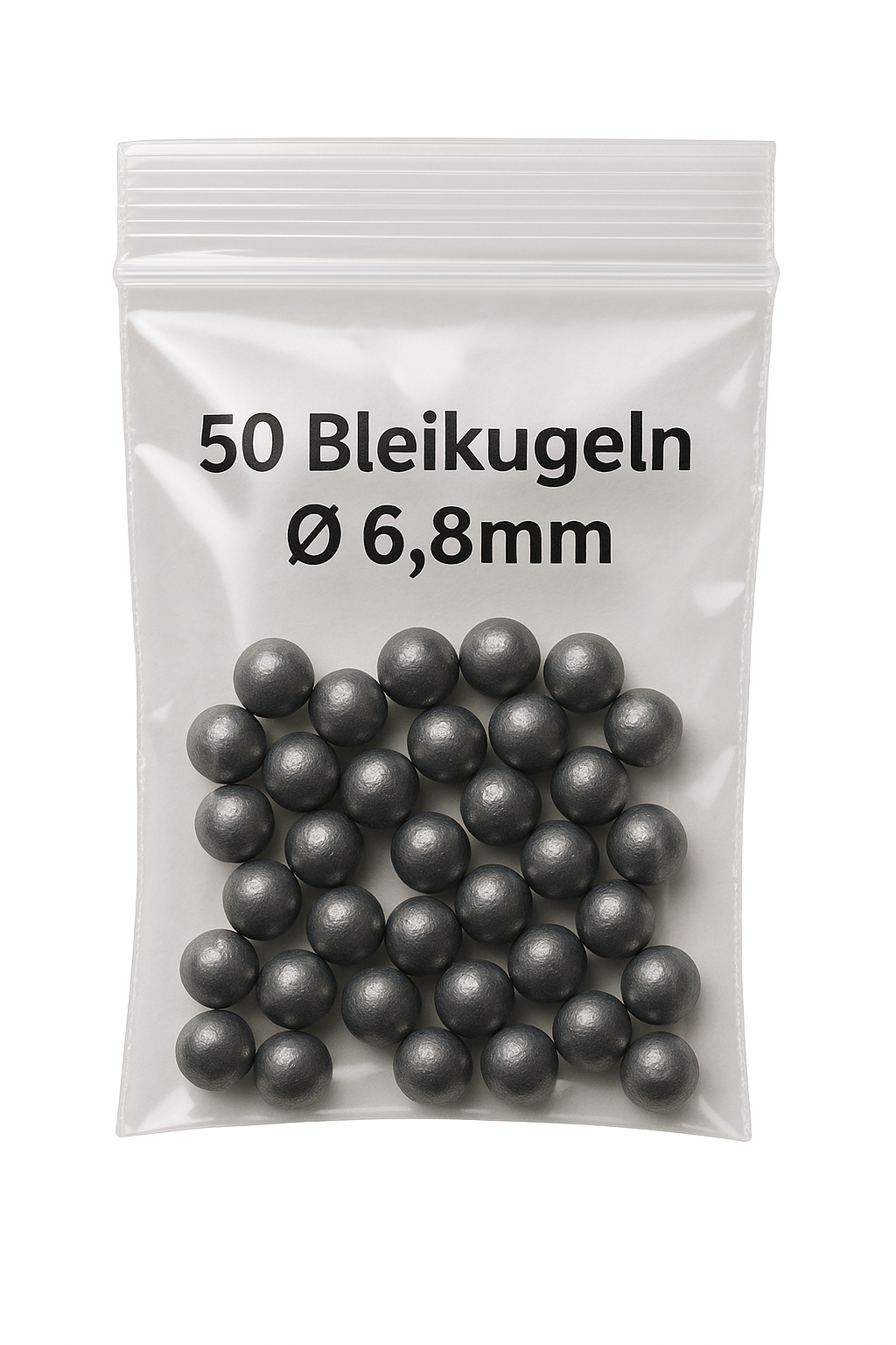 50x 6.8 Bleikugel - 3D-Druck aus dem Westerwald
