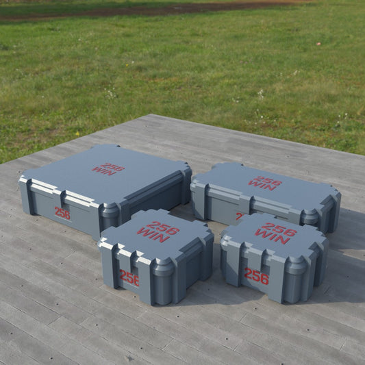 Filamelt Munitionsbox / .256 Win Mag / ‘Klappdeckel’ / Patronenbox, Ammo Box - 3D-Druck aus dem Westerwald
