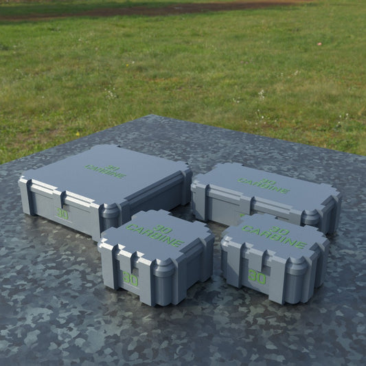 Filamelt Munitionsbox / .30 Carbine / ‘Klappdeckel’ / Patronenbox, Ammo Box - 3D-Druck aus dem Westerwald