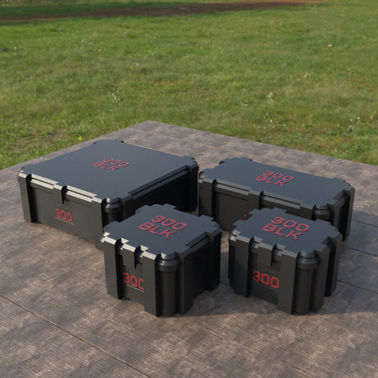 Filamelt Munitionsbox / .300 AAC Blackout / ‘Klappdeckel’ / Patronenbox, Ammo Box - 3D-Druck aus dem Westerwald