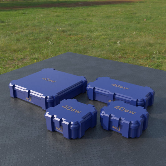 Filamelt Munitionsbox / .40 S&W / ‘Klappdeckel’ / Patronenbox, Ammo Box - 3D-Druck aus dem Westerwald