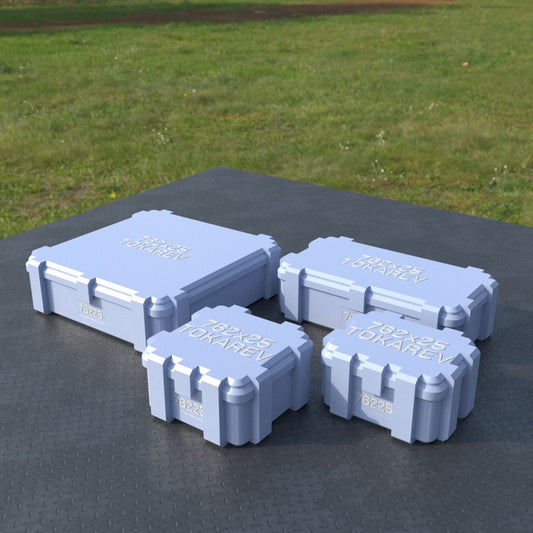 Filamelt Munitionsbox / 7.62x25 Tokarev / ‘Klappdeckel’ / Patronenbox, Ammo Box - 3D-Druck aus dem Westerwald