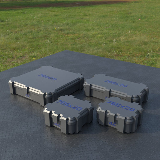 Filamelt Munitionsbox / 7.65mm / .32 French Long / ‘Klappdeckel’ / Patronenbox, Ammo Box - 3D-Druck aus dem Westerwald