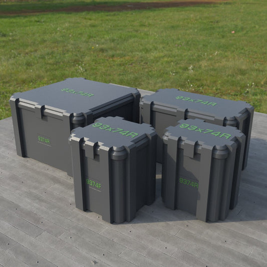 Filamelt Munitionsbox / 9.3x74R / ‘Klappdeckel’ / Patronenbox, Ammo Box - 3D-Druck aus dem Westerwald