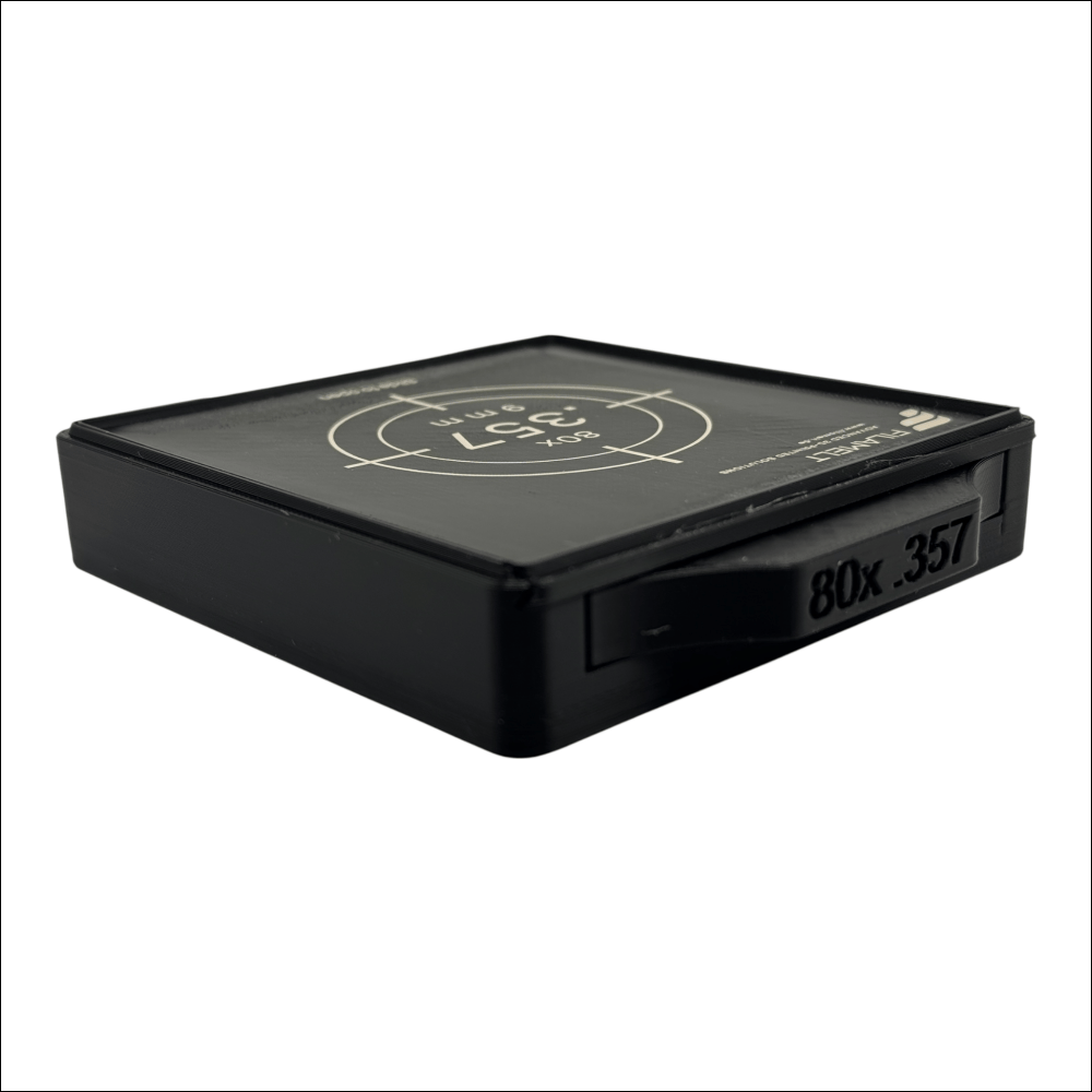 Diabolo-Box für 80x.357 / 9 mm – Praktisch stapelbar wiederverwendbar. Matchbox Schießsport-Zubehör