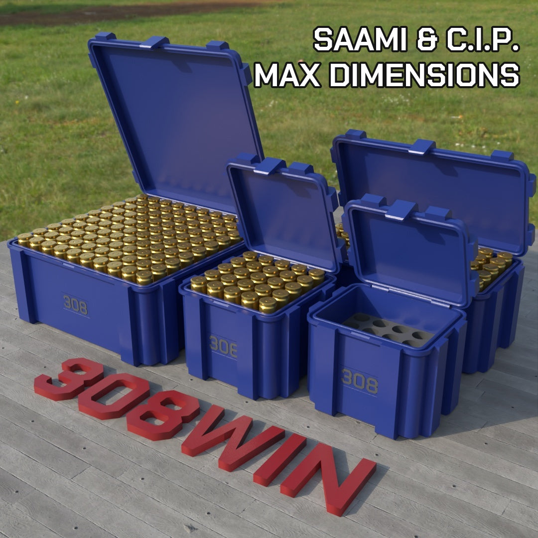 Filamelt Munitionsbox / .308 Winchester / ‘Klappdeckel’ / Patronenbox, Ammo Box