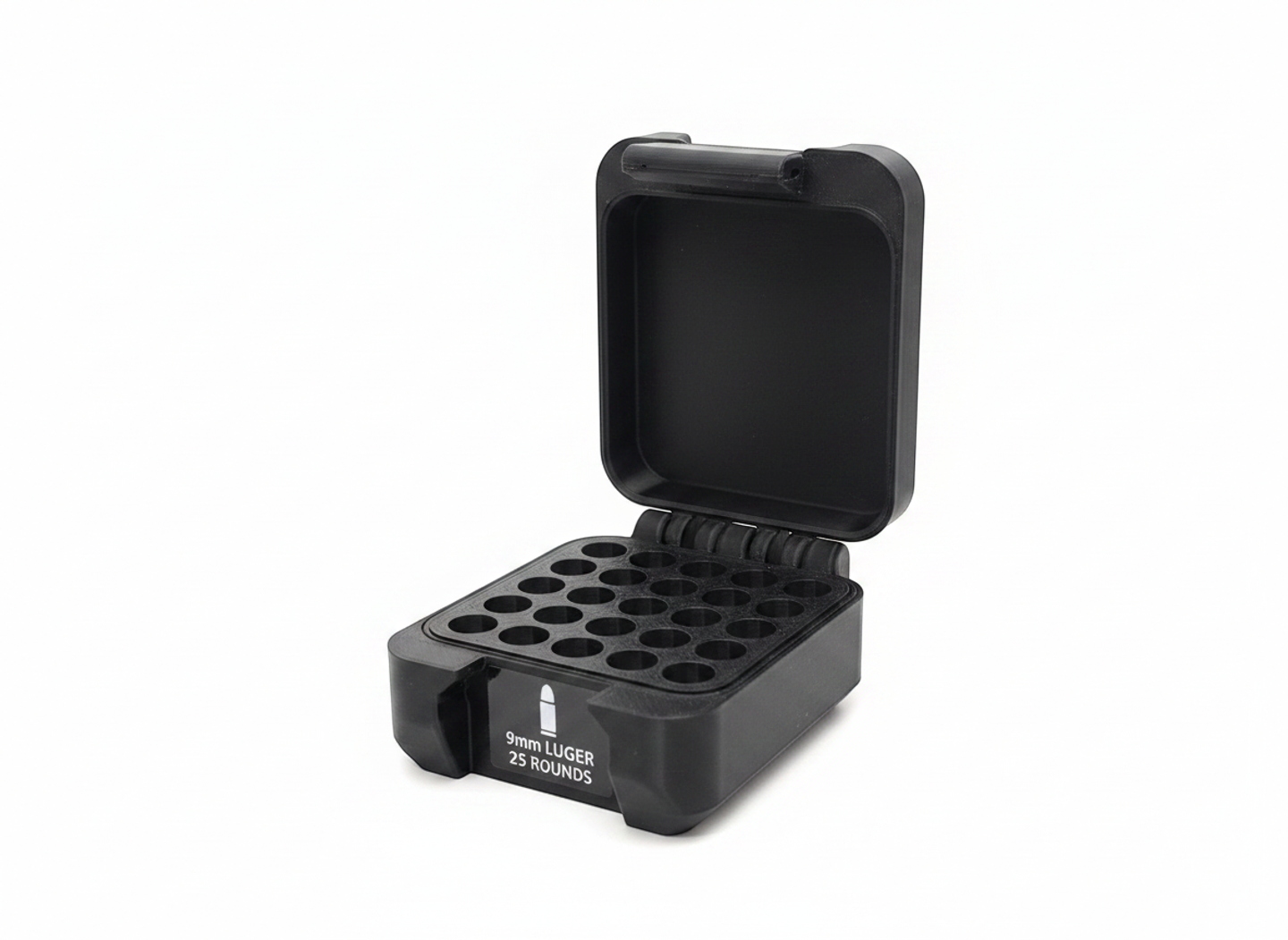 Filamelt Munitionsbox / 10mm Auto / 'Klappdeckel' / Patronenbox, Ammo Box - 3D-Druck aus dem Westerwald