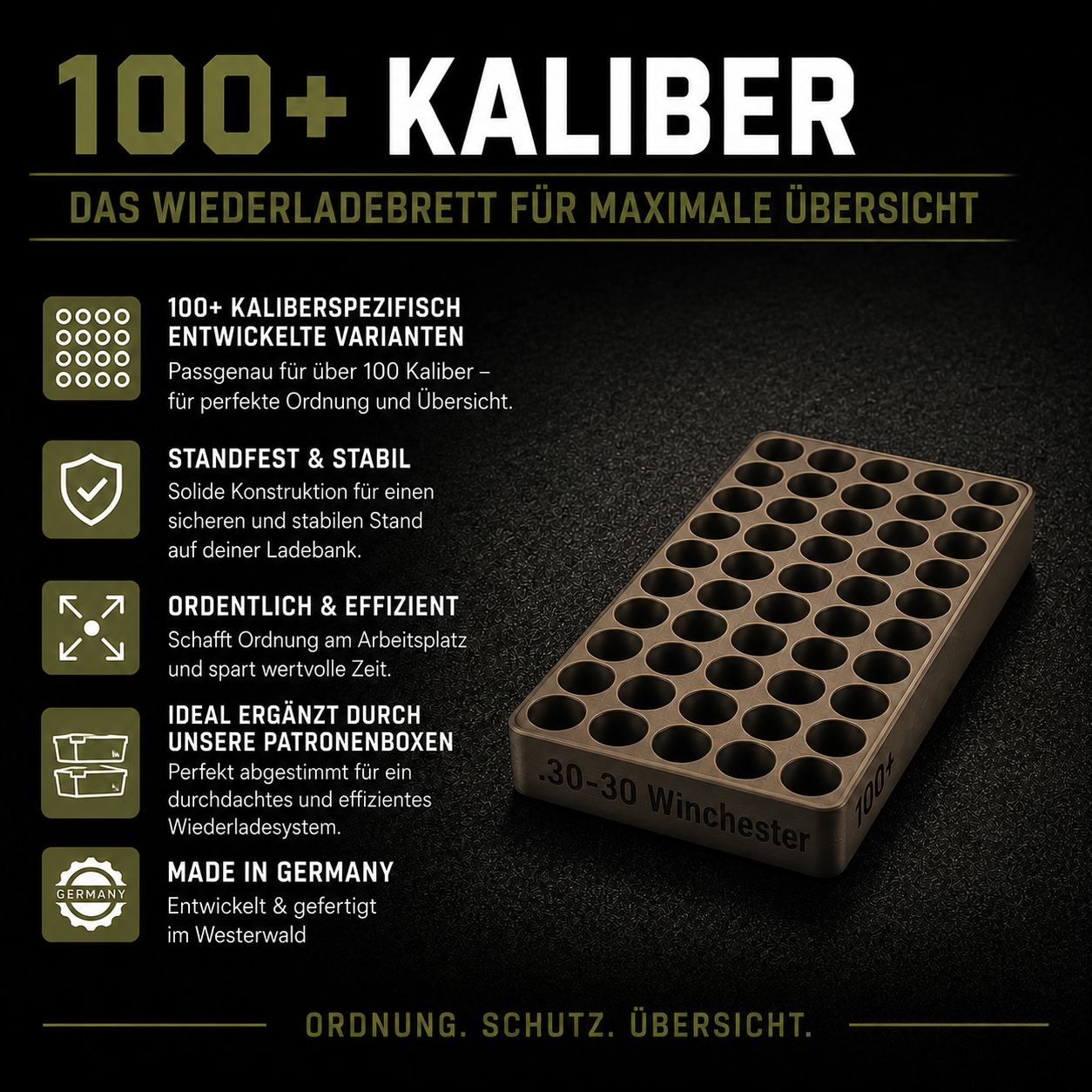 Filamelt - Premium Wiederladebrett 7mm PRC