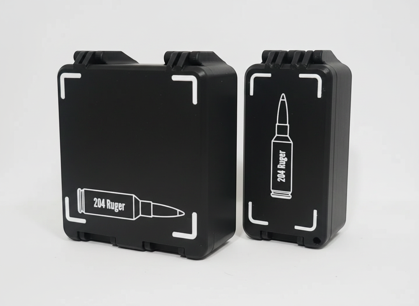 Filamelt Munitionsbox / 204 Ruger / 'Klappdeckel' / Patronenbox, Ammo Box - 3D-Druck aus dem Westerwald