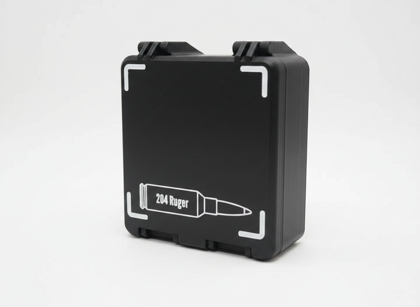 Filamelt Munitionsbox / 204 Ruger / 'Klappdeckel' / Patronenbox, Ammo Box - 3D-Druck aus dem Westerwald