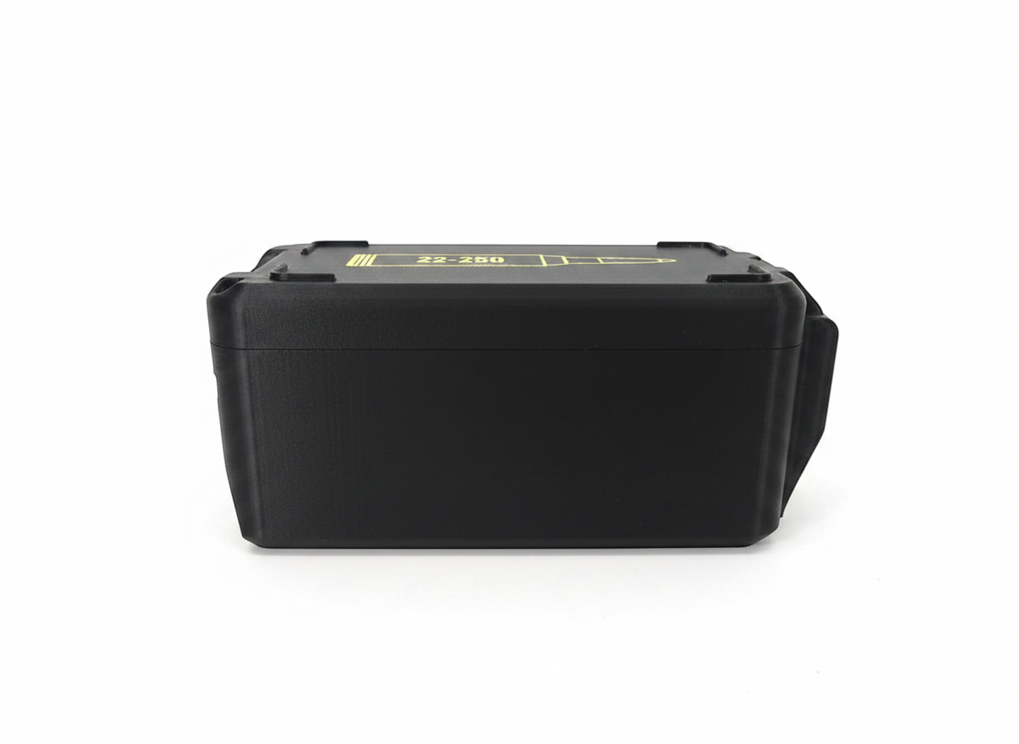 Filamelt Munitionsbox / 22-250 Remington / 'Klappdeckel' / Patronenbox, Ammo Box - 3D-Druck aus dem Westerwald