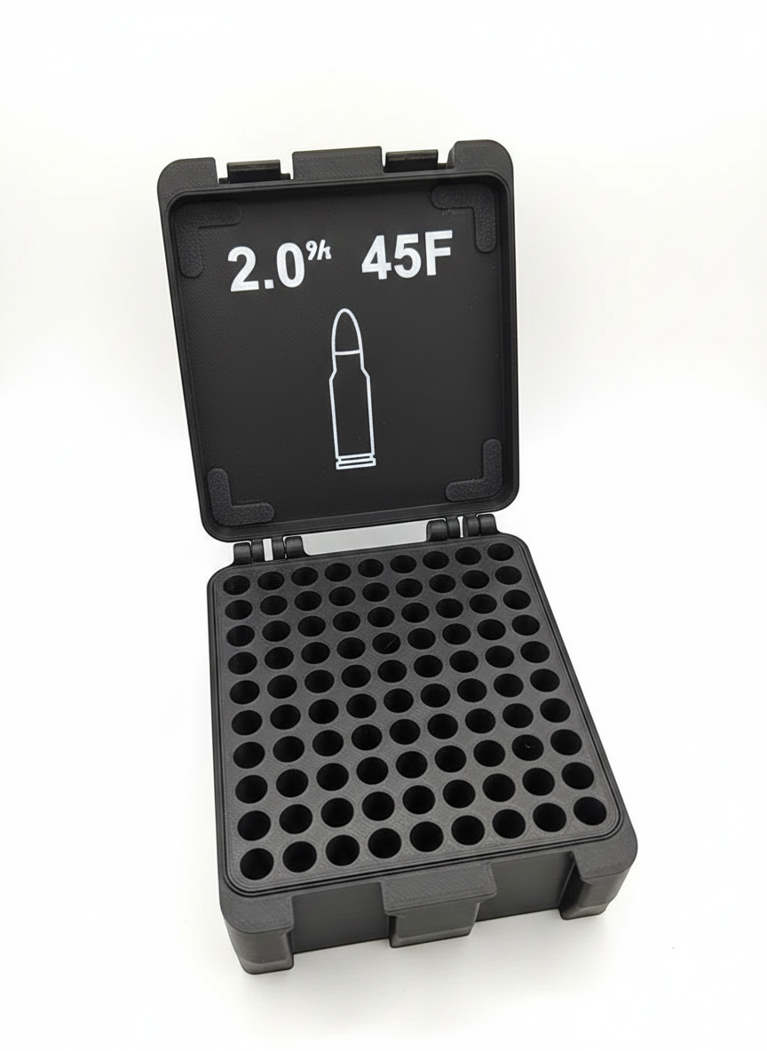 Filamelt Munitionsbox / .223 Remington / 'Klappdeckel' / Patronenbox, Ammo Box - 3D-Druck aus dem Westerwald