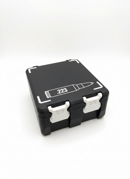Filamelt Munitionsbox / .223 Remington / 'Klappdeckel' / Patronenbox, Ammo Box - 3D-Druck aus dem Westerwald