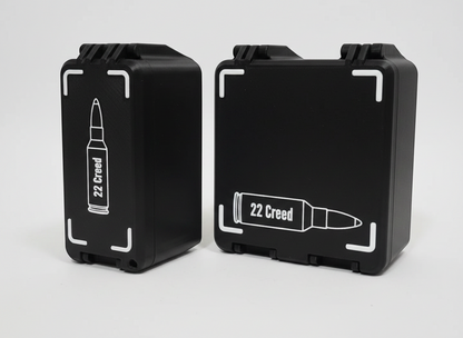 Filamelt Munitionsbox / 22 Creedmoor / 'Klappdeckel' / Patronenbox, Ammo Box - 3D-Druck aus dem Westerwald