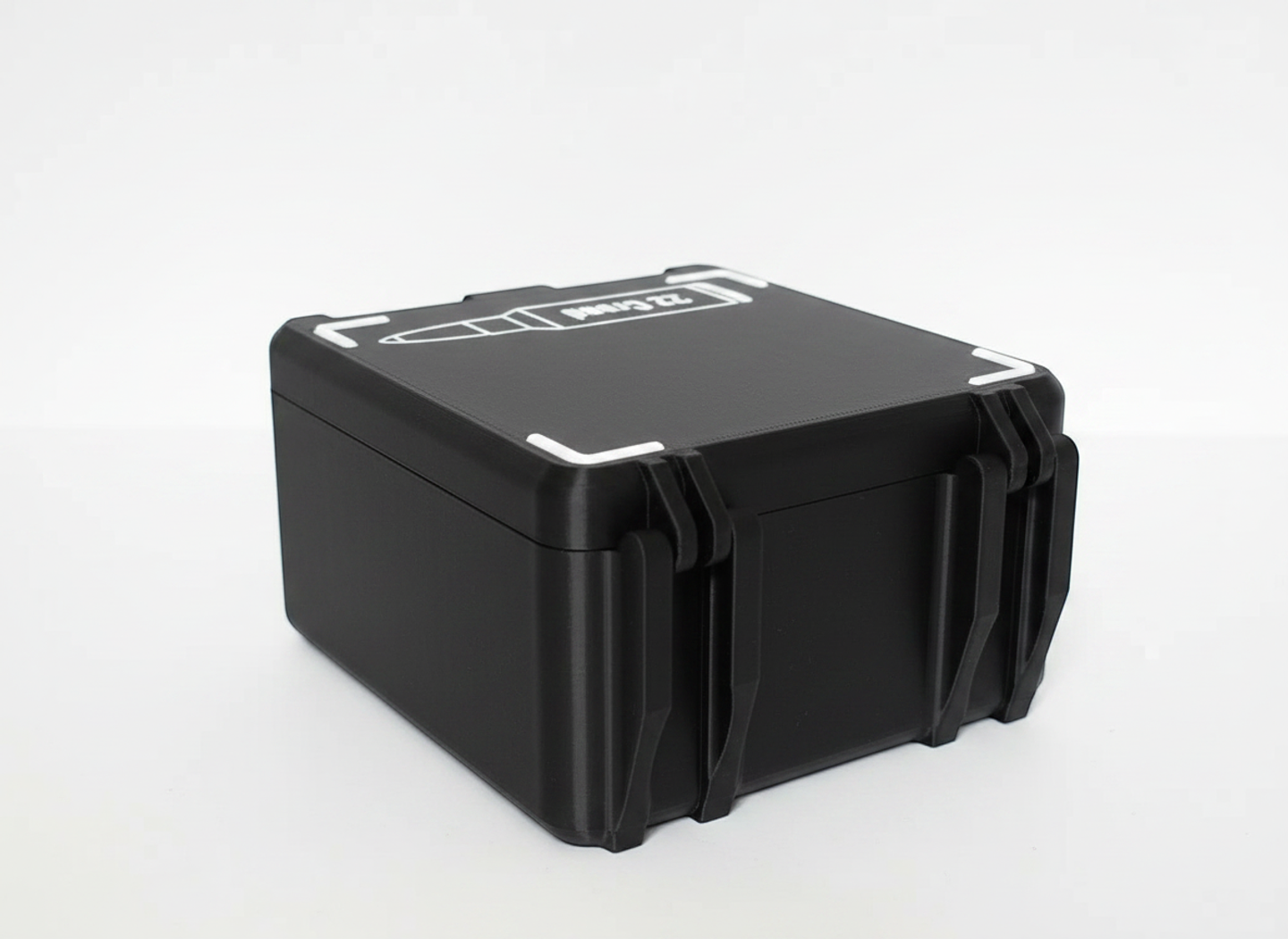 Filamelt Munitionsbox / 22 Creedmoor / 'Klappdeckel' / Patronenbox, Ammo Box - 3D-Druck aus dem Westerwald