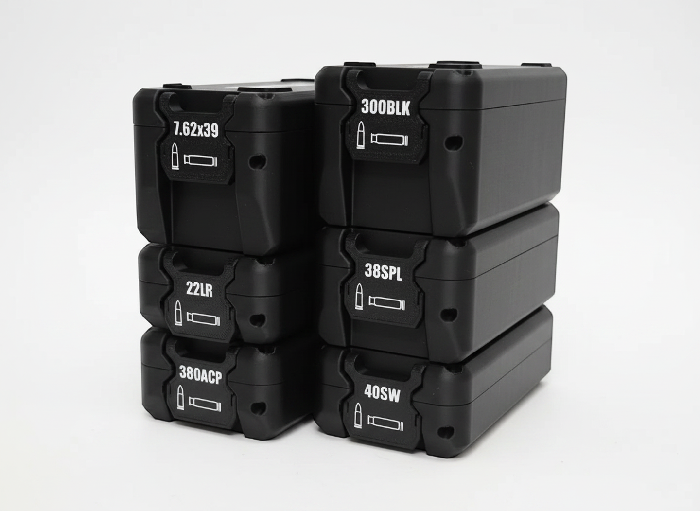 Filamelt Munitionsbox / 22 LR - .22 LFB / 'Klappdeckel' / Patronenbox, Ammo Box - 3D-Druck aus dem Westerwald