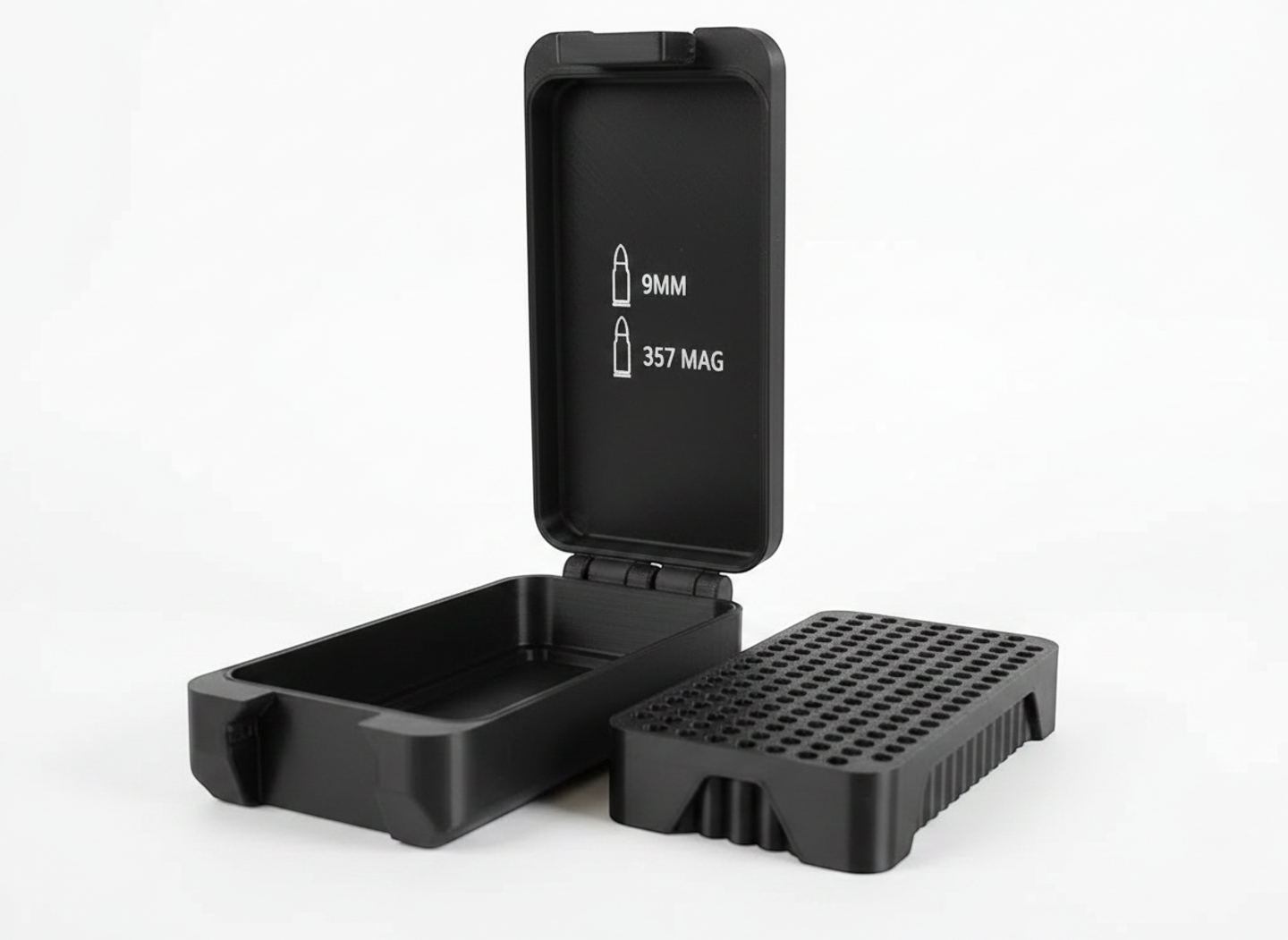 Filamelt Munitionsbox / 22 LR - .22 LFB / 'Klappdeckel' / Patronenbox, Ammo Box - 3D-Druck aus dem Westerwald