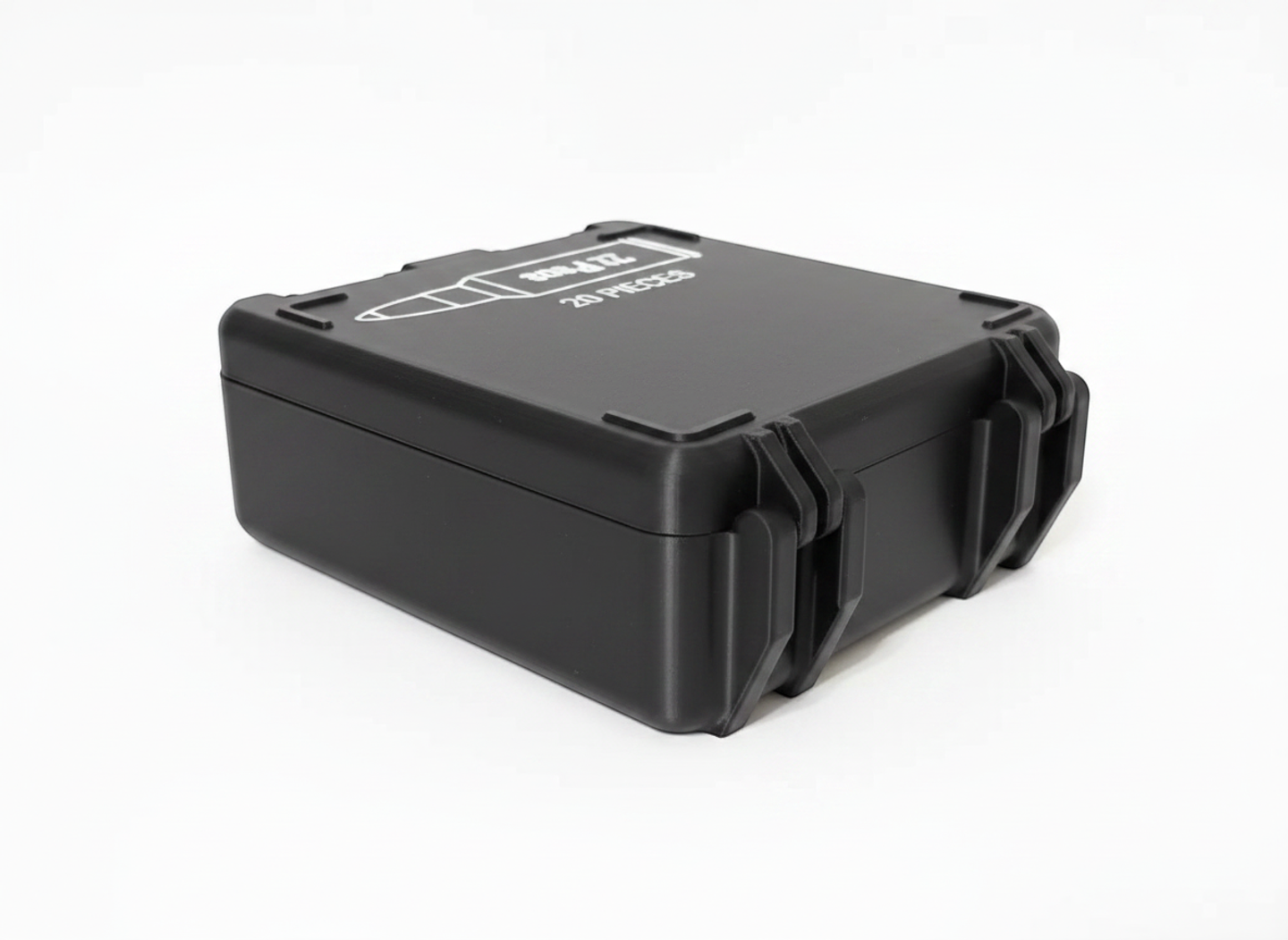 Filamelt Munitionsbox / 22 Picra / 'Klappdeckel' / Patronenbox, Ammo Box - 3D-Druck aus dem Westerwald