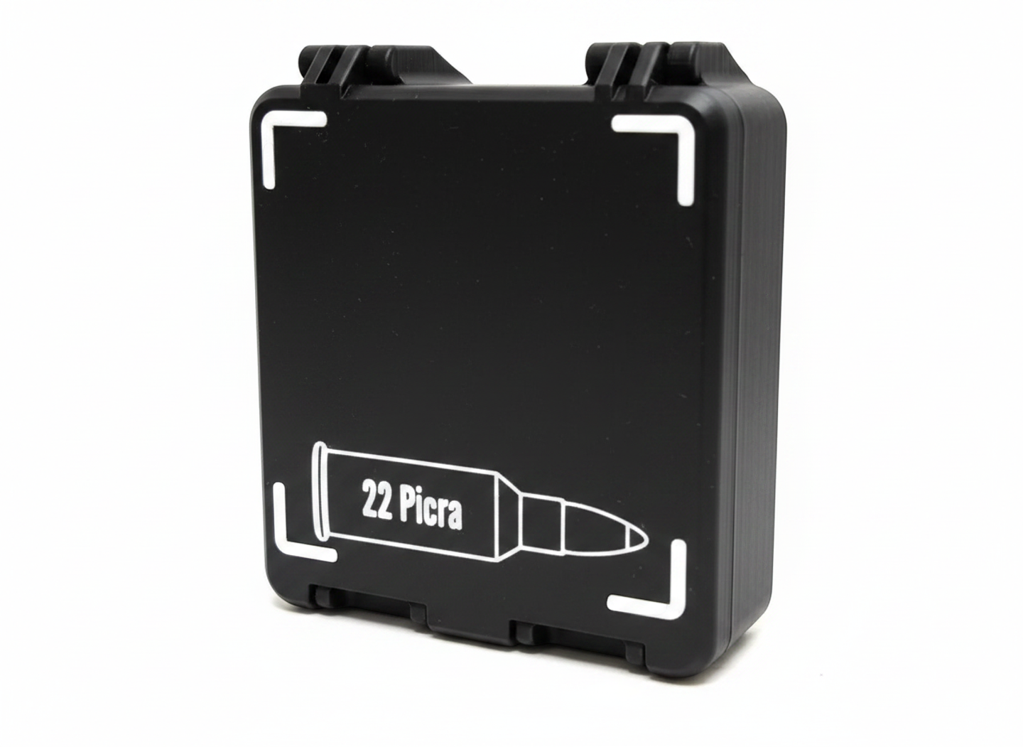 Filamelt Munitionsbox / 22 Picra / 'Klappdeckel' / Patronenbox, Ammo Box - 3D-Druck aus dem Westerwald