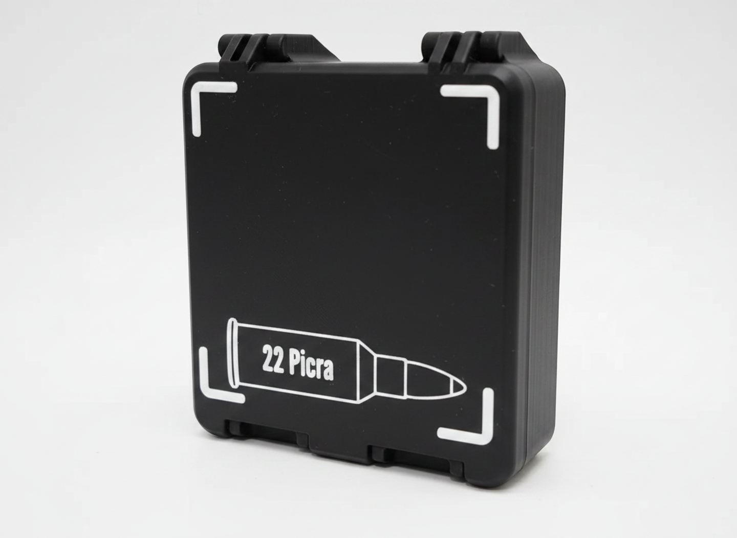 Filamelt Munitionsbox / 22 Picra / 'Klappdeckel' / Patronenbox, Ammo Box - 3D-Druck aus dem Westerwald