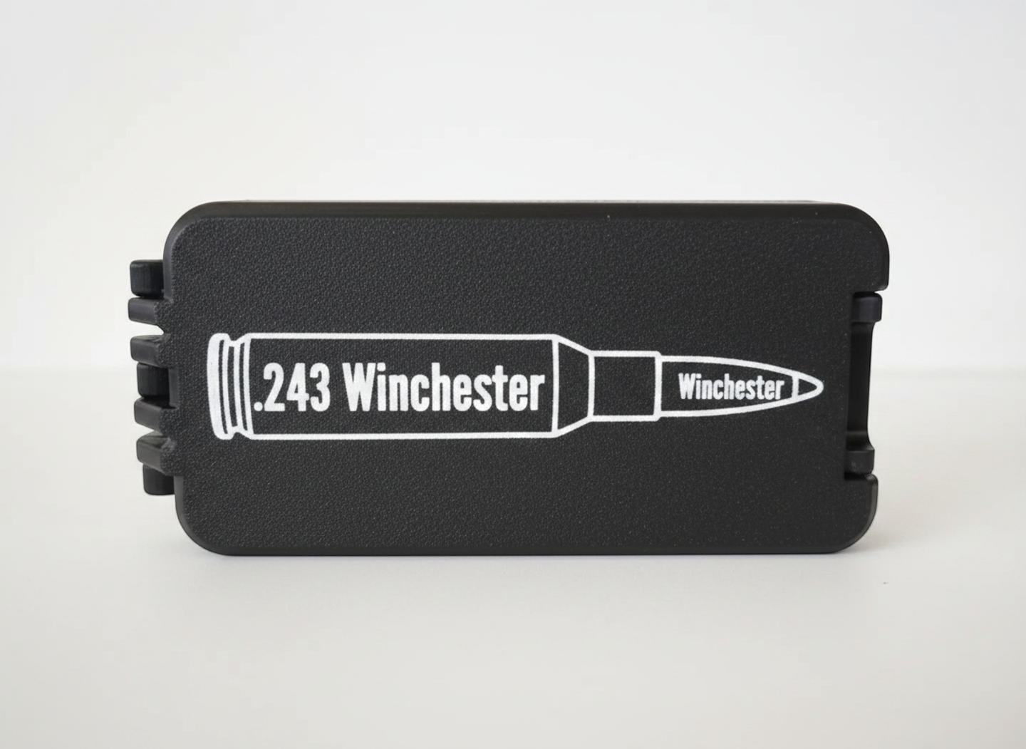 Filamelt Munitionsbox / 243 Winchester / 'Klappdeckel' / Patronenbox, Ammo Box - 3D-Druck aus dem Westerwald
