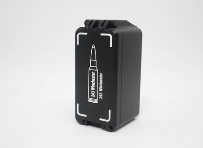 Filamelt Munitionsbox / 243 Winchester / 'Klappdeckel' / Patronenbox, Ammo Box - 3D-Druck aus dem Westerwald