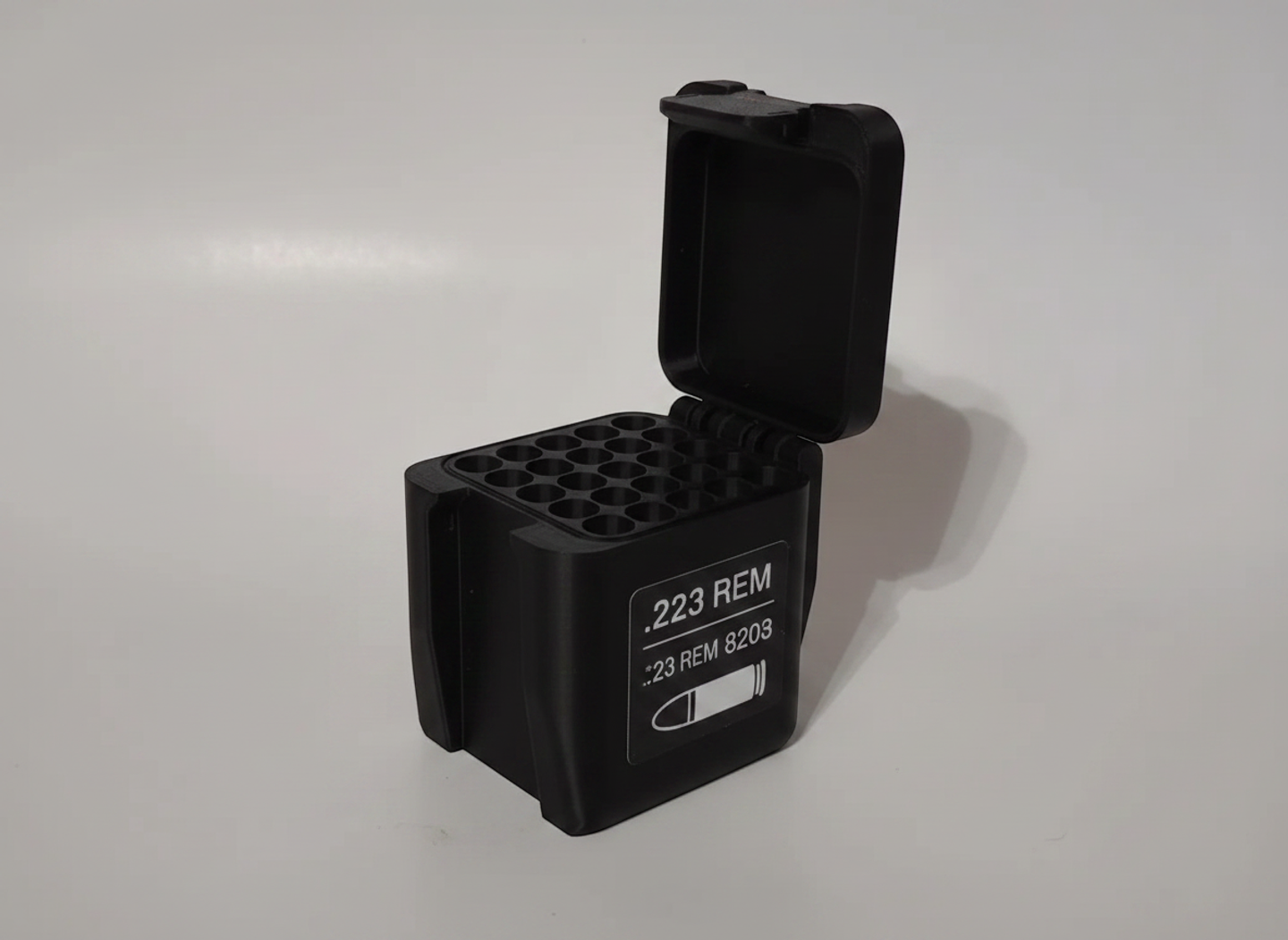 Filamelt Munitionsbox / 25-06 Remington / 'Klappdeckel' / Patronenbox, Ammo Box - 3D-Druck aus dem Westerwald