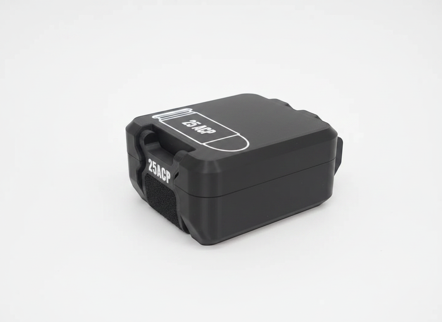 Filamelt Munitionsbox / 25 ACP / 'Klappdeckel' / Patronenbox, Ammo Box - 3D-Druck aus dem Westerwald