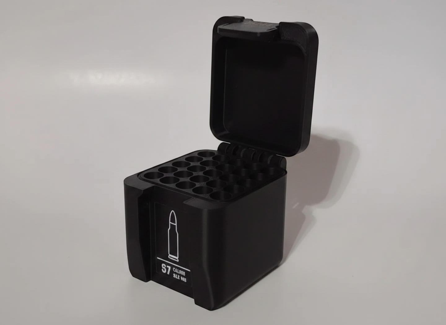 Filamelt Munitionsbox / 25 Creedmoor / 'Klappdeckel' / Patronenbox, Ammo Box - 3D-Druck aus dem Westerwald