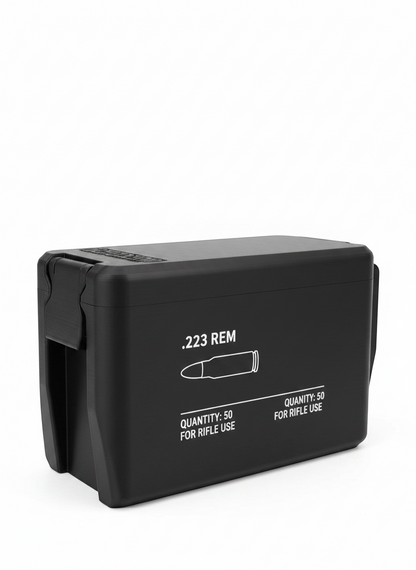 Filamelt Munitionsbox / 270 Winchester / 'Klappdeckel' / Patronenbox, Ammo Box - 3D-Druck aus dem Westerwald