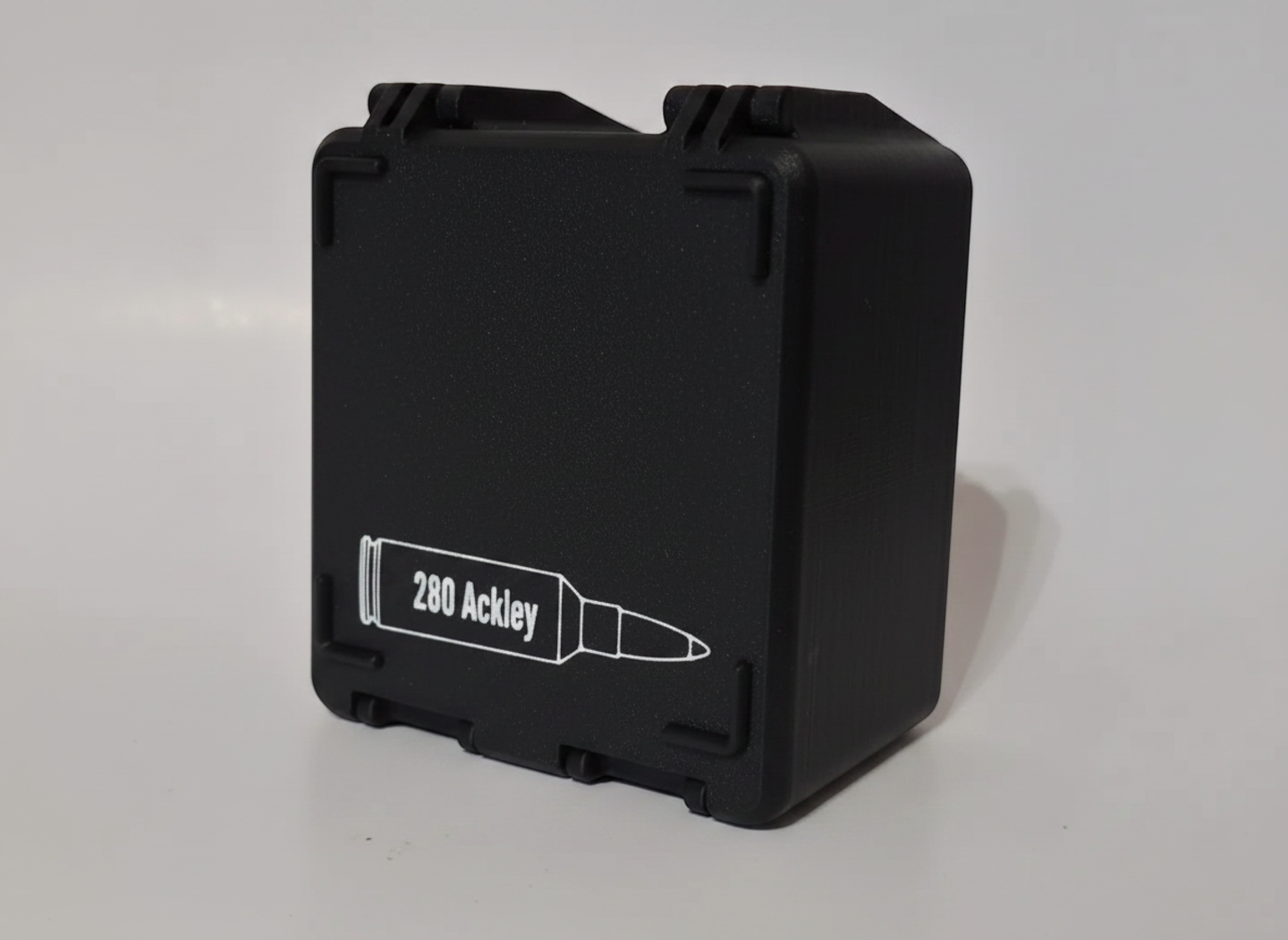 Filamelt Munitionsbox / 280 Ackley / 'Klappdeckel' / Patronenbox, Ammo Box - 3D-Druck aus dem Westerwald