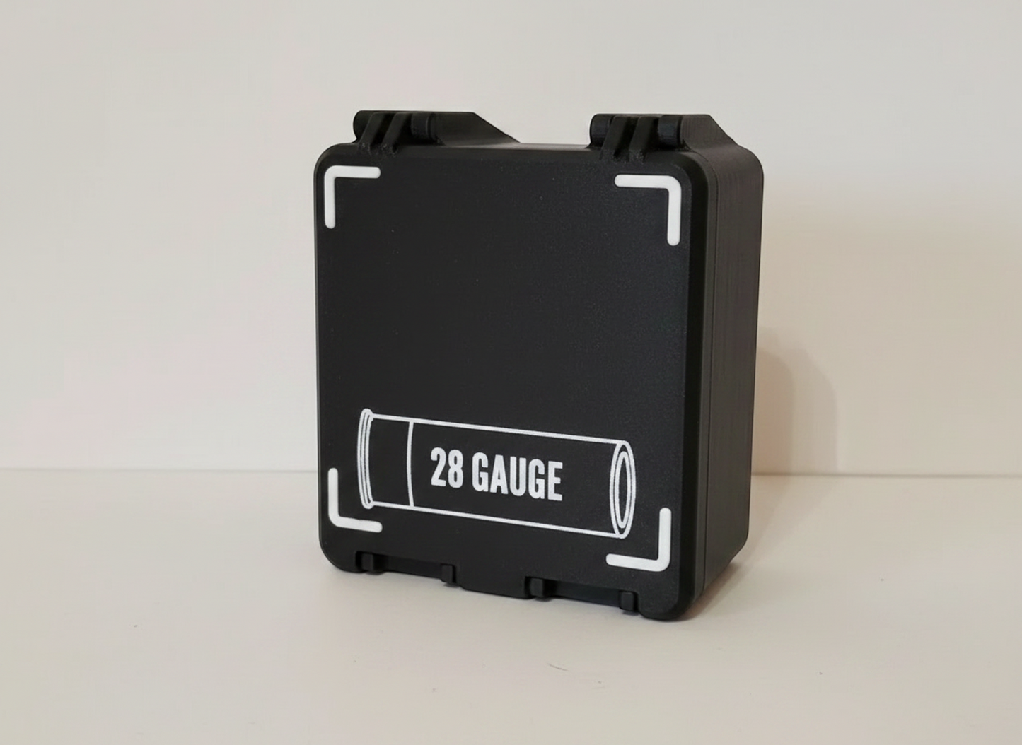 Filamelt Munitionsbox / 28 Gauge / 'Klappdeckel' / Patronenbox, Ammo Box - 3D-Druck aus dem Westerwald