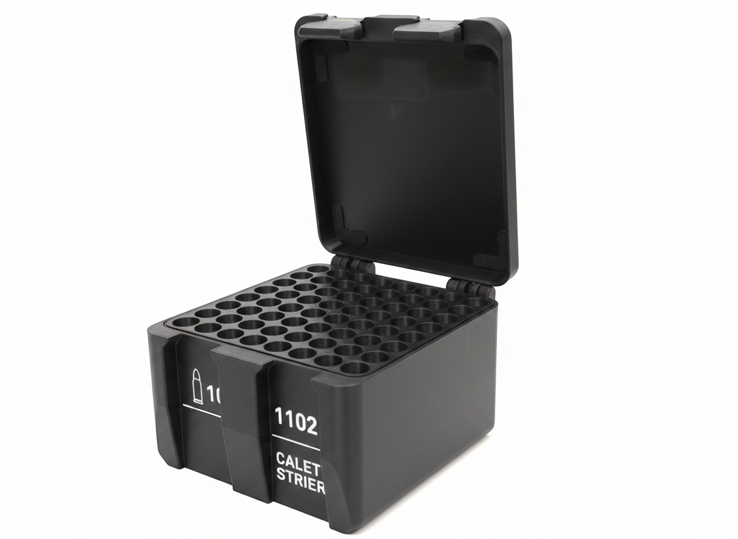 Filamelt Munitionsbox / 28 Nosler / 'Klappdeckel' / Patronenbox, Ammo Box - 3D-Druck aus dem Westerwald