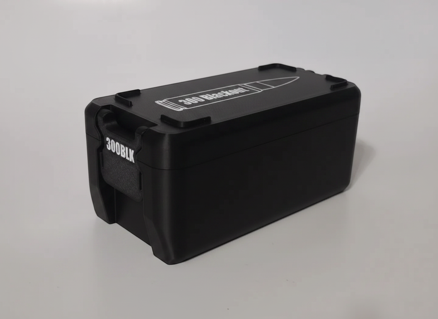 Filamelt Munitionsbox / 300 AAC Blackout / 'Klappdeckel' / Patronenbox, Ammo Box - 3D-Druck aus dem Westerwald