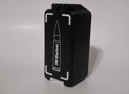 Filamelt Munitionsbox / 300 AAC Blackout / 'Klappdeckel' / Patronenbox, Ammo Box - 3D-Druck aus dem Westerwald