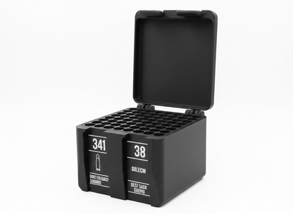 Filamelt Munitionsbox / 338 Lapua Magnum / 'Klappdeckel' / Patronenbox, Ammo Box - 3D-Druck aus dem Westerwald