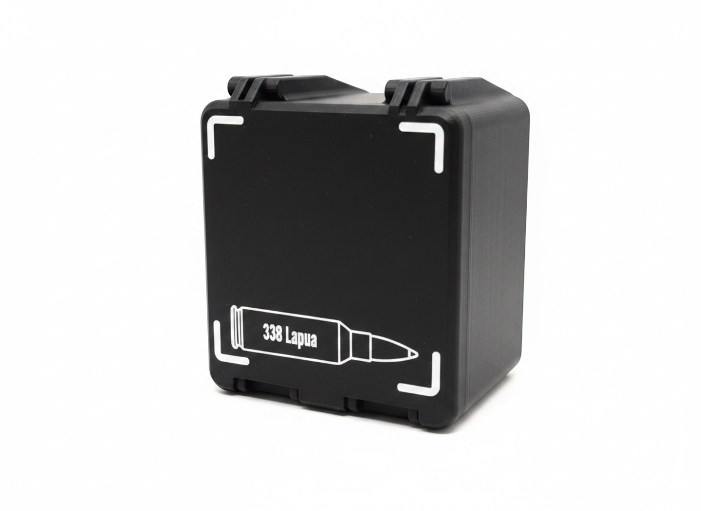 Filamelt Munitionsbox / 338 Lapua Magnum / 'Klappdeckel' / Patronenbox, Ammo Box - 3D-Druck aus dem Westerwald