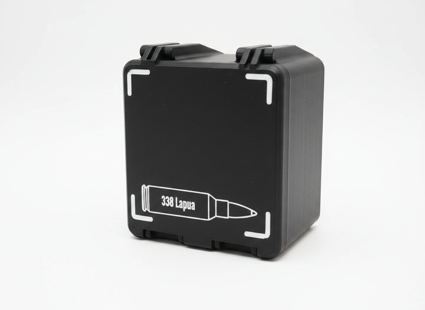 Filamelt Munitionsbox / 338 Lapua Magnum / 'Klappdeckel' / Patronenbox, Ammo Box - 3D-Druck aus dem Westerwald
