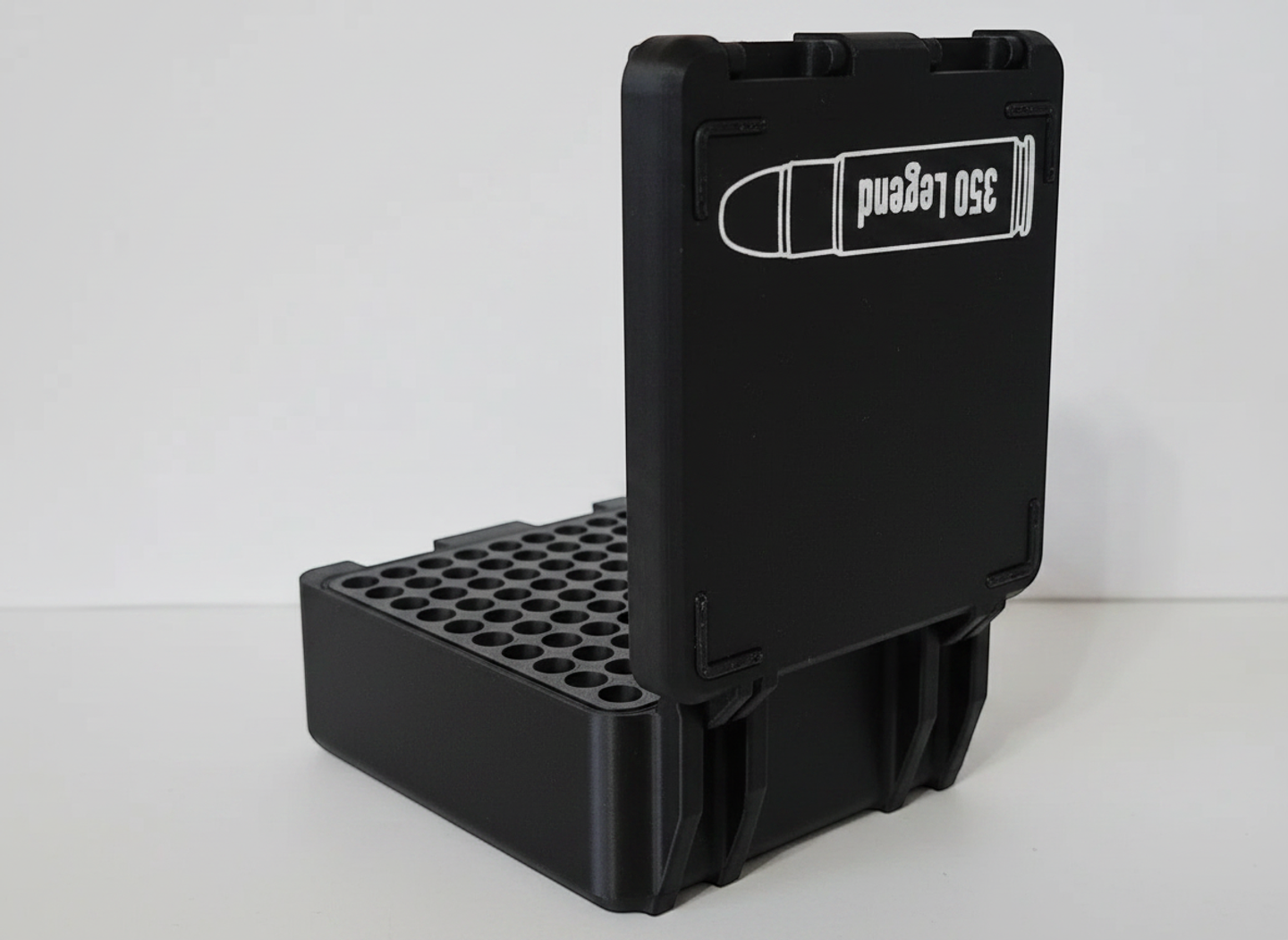 Filamelt Munitionsbox / 350 Legend / 'Klappdeckel' / Patronenbox, Ammo Box - 3D-Druck aus dem Westerwald