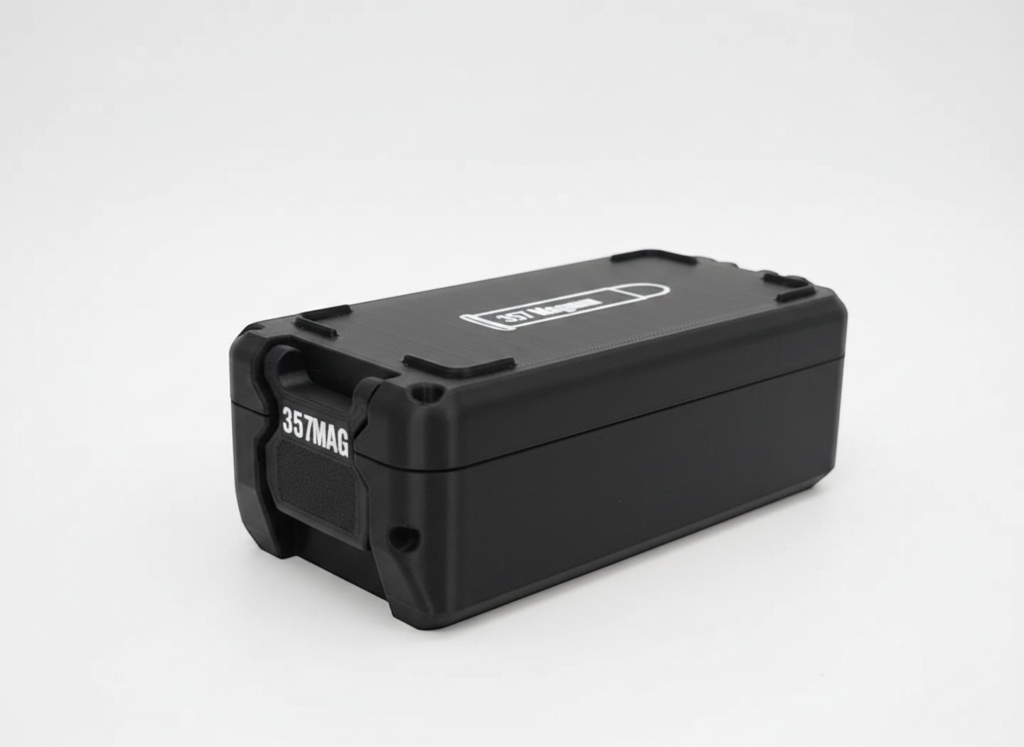 Filamelt Munitionsbox / 357 Magnum / 'Klappdeckel' / Patronenbox, Ammo Box - 3D-Druck aus dem Westerwald