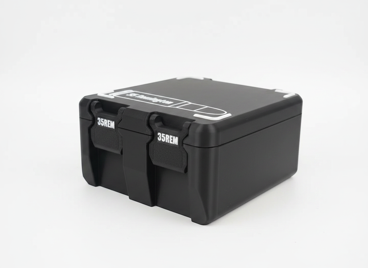 Filamelt Munitionsbox / 35 Remington / 'Klappdeckel' / Patronenbox, Ammo Box - 3D-Druck aus dem Westerwald