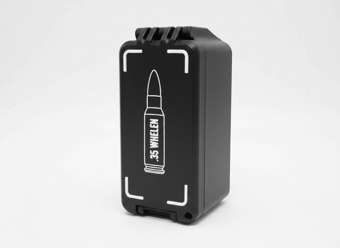 Filamelt Munitionsbox / 35 Whelen / 'Klappdeckel' / Patronenbox, Ammo Box - 3D-Druck aus dem Westerwald
