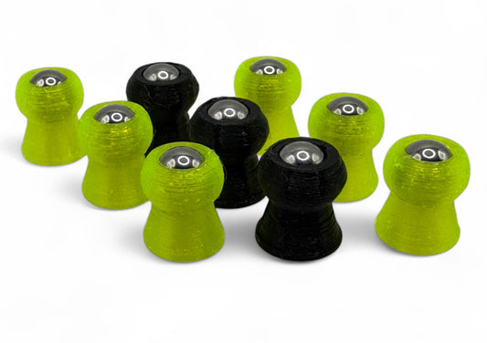 50x Diabolos Probierset, 9mm, CAL .357, Wiederverwendbar, AEA HP Max - 3D-Druck aus dem Westerwald