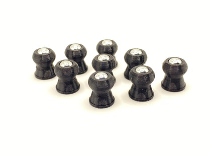 50x High-Power Diabolos, 9mm, CAL .357, Wiederverwendbar, AEA HP Max - 3D-Druck aus dem Westerwald