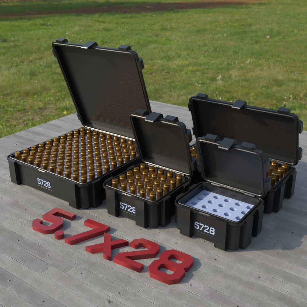Filamelt Munitionsbox / 5.7x28 / ‘Klappdeckel’  / Patronenbox, Ammo Box - 3D-Druck aus dem Westerwald